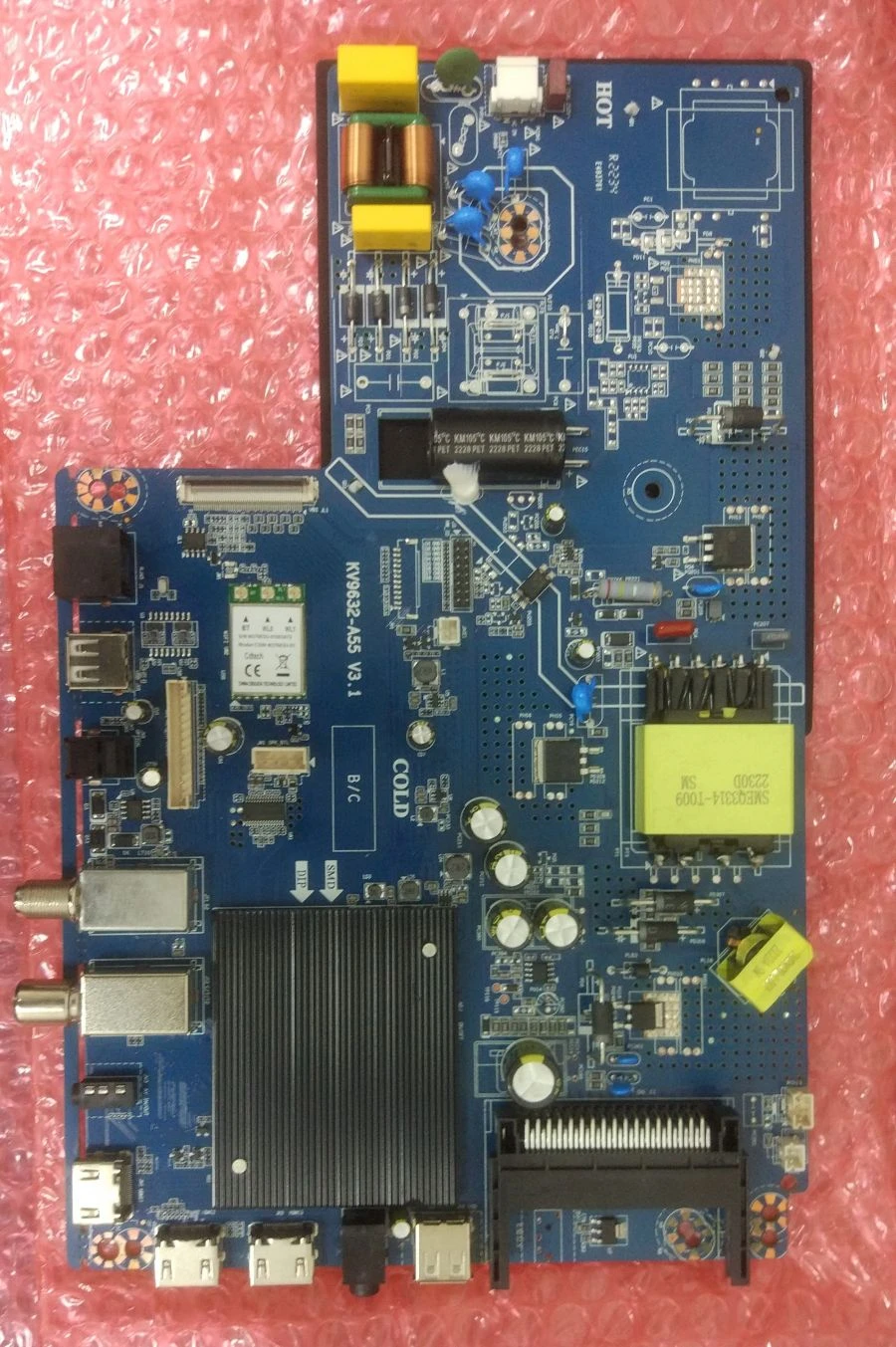 Main board electronic module for UHD Smart 50" TV (code KV9632-A55-108-01)
