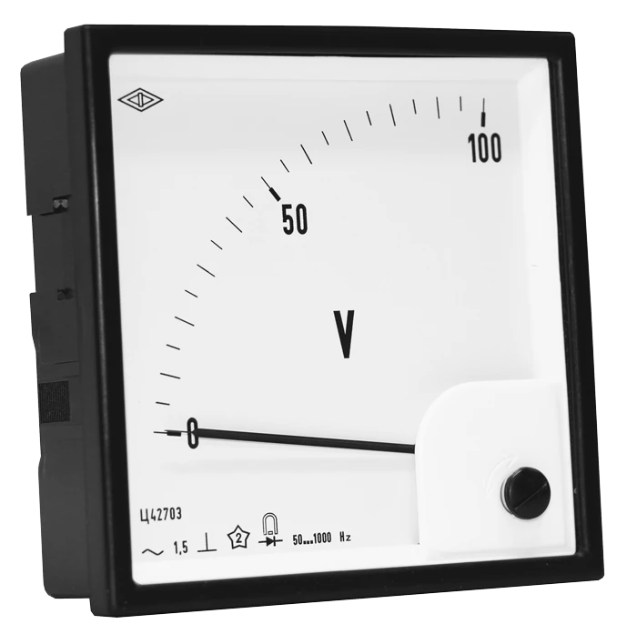 Microammeter, milliammeter, ammeter and panel voltmeter: version Ts42703