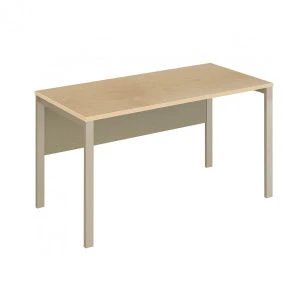Writing desk on metal frame "Titan"