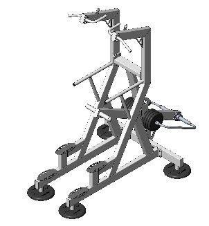 Apparatus AKS 413 Pull-up and push-up on bars with counterweight