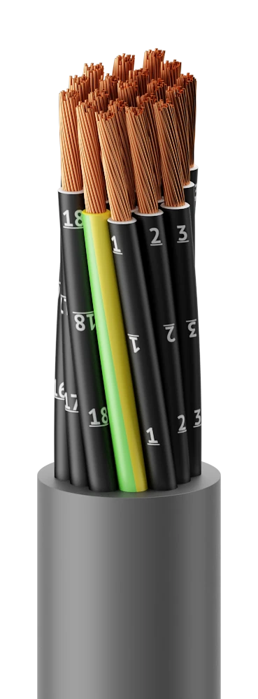Flexible Cables Emflex KUPPMng(A)-HF 300/500 V