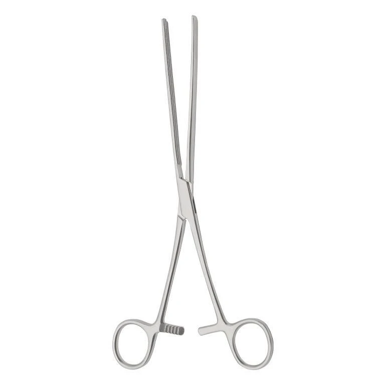 TZ-01-331-24 Intestinal elastic clamp, straight, 235 mm
