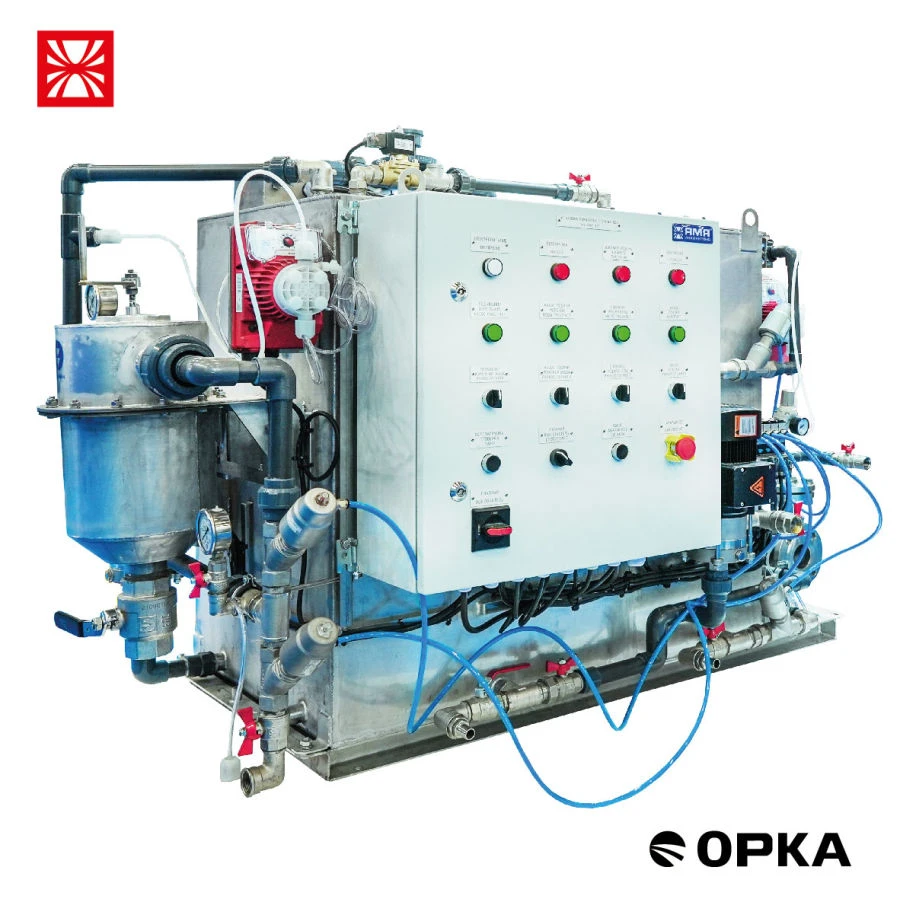 Wastewater treatment plant of physical-chemical type ORKA 100 (OO-FHT 10)