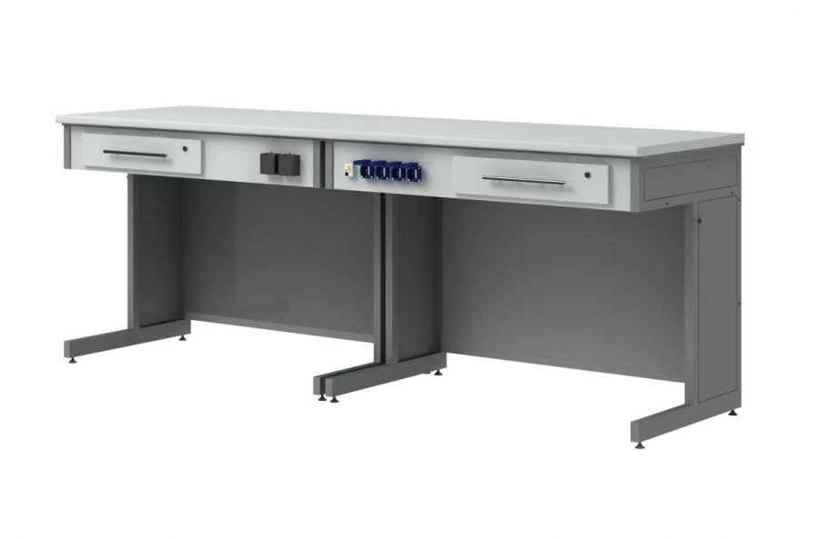 Pupil laboratory table for physics, chemistry and biology classrooms