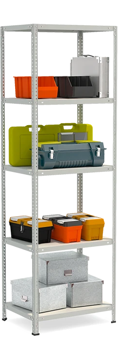 Metal shelf reinforced shelving unit model STF Shelf 755-2.2