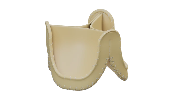 Biological aortic heart valve prosthesis "TiAra" according to TU 9444-015-57628698-2016.