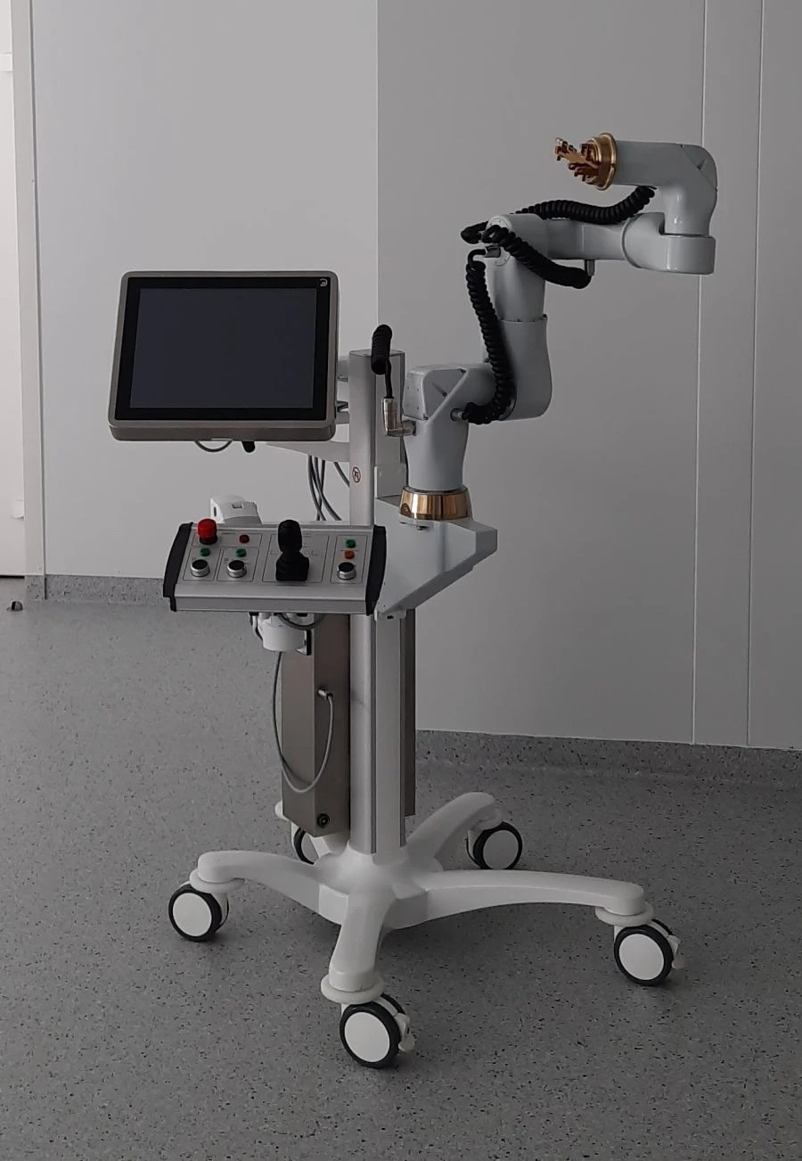 Stereotactic robotic manipulator with peripheral devices MSR "ORBITA".