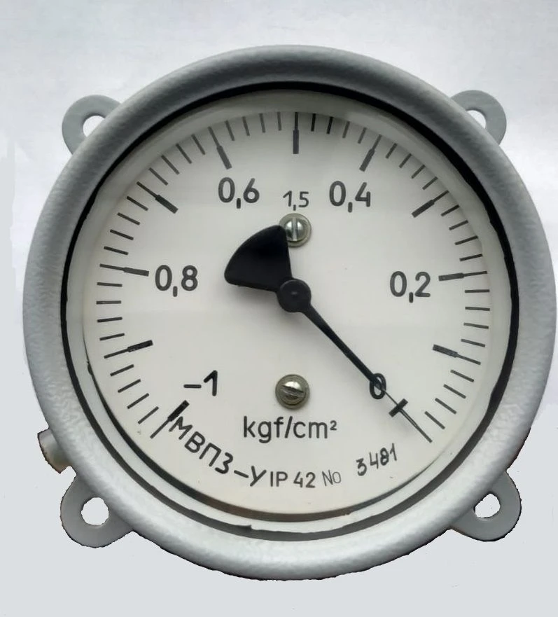 Manovacuum gauge indicating MVP3-U-3