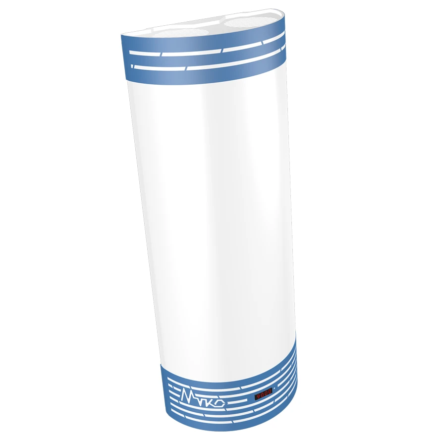 Bactericidal irradiator-recirculator for indoor air disinfection OBR 15/2 H "Med TeKo" (wall-mounted)