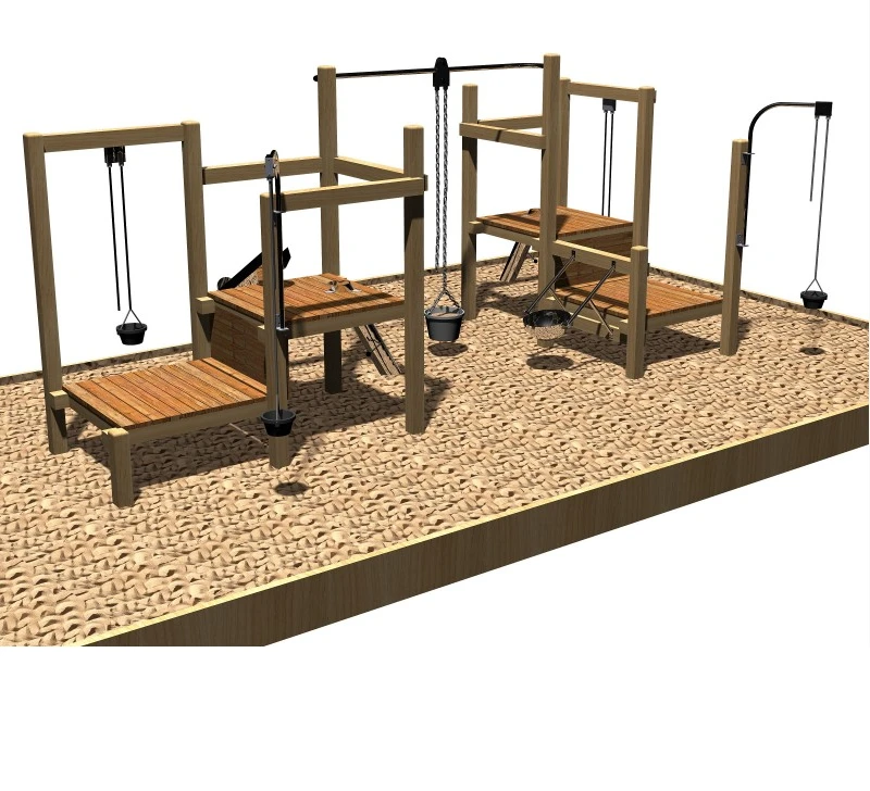Complex for playing with sand
