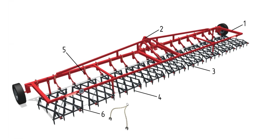 BNZ-9 power harrow