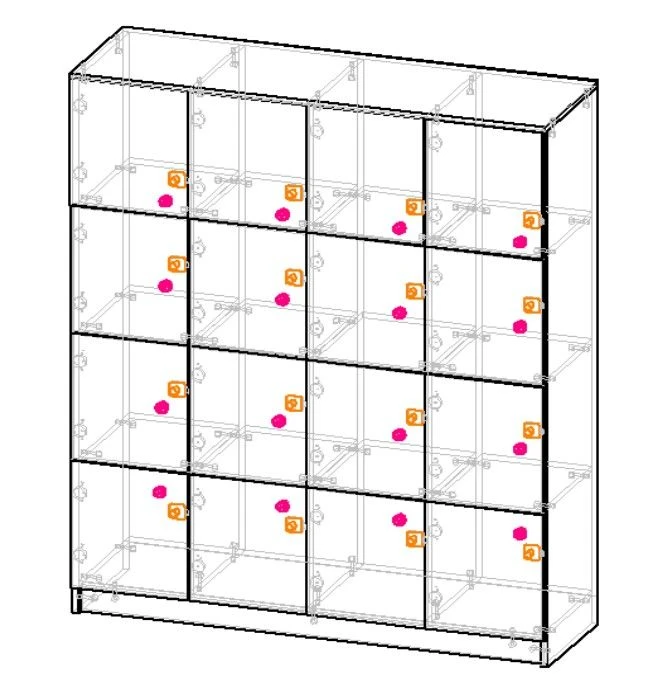 Cellular cupboard SHYA13