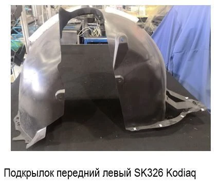 Front left fender liner for Skoda Kodiaq ***.809.957.X where *** is the vehicle code, X is the component generation index.