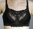 Bra for fixation of breast exoprosthesis, LF-29k