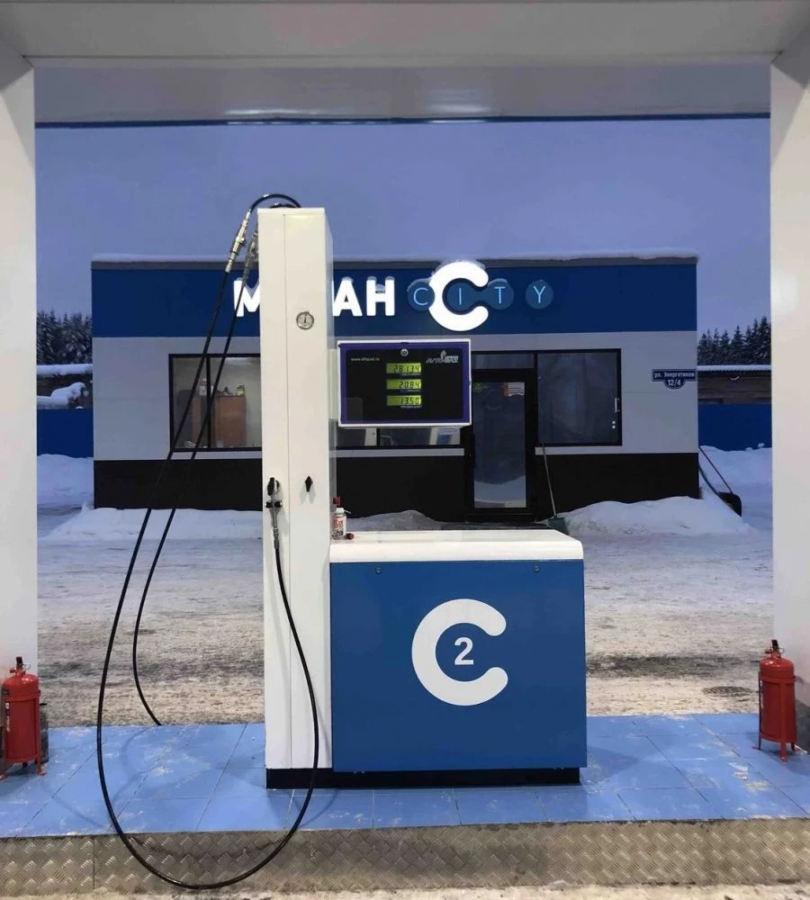 Gas fuelling column EMD, EMB, EMC