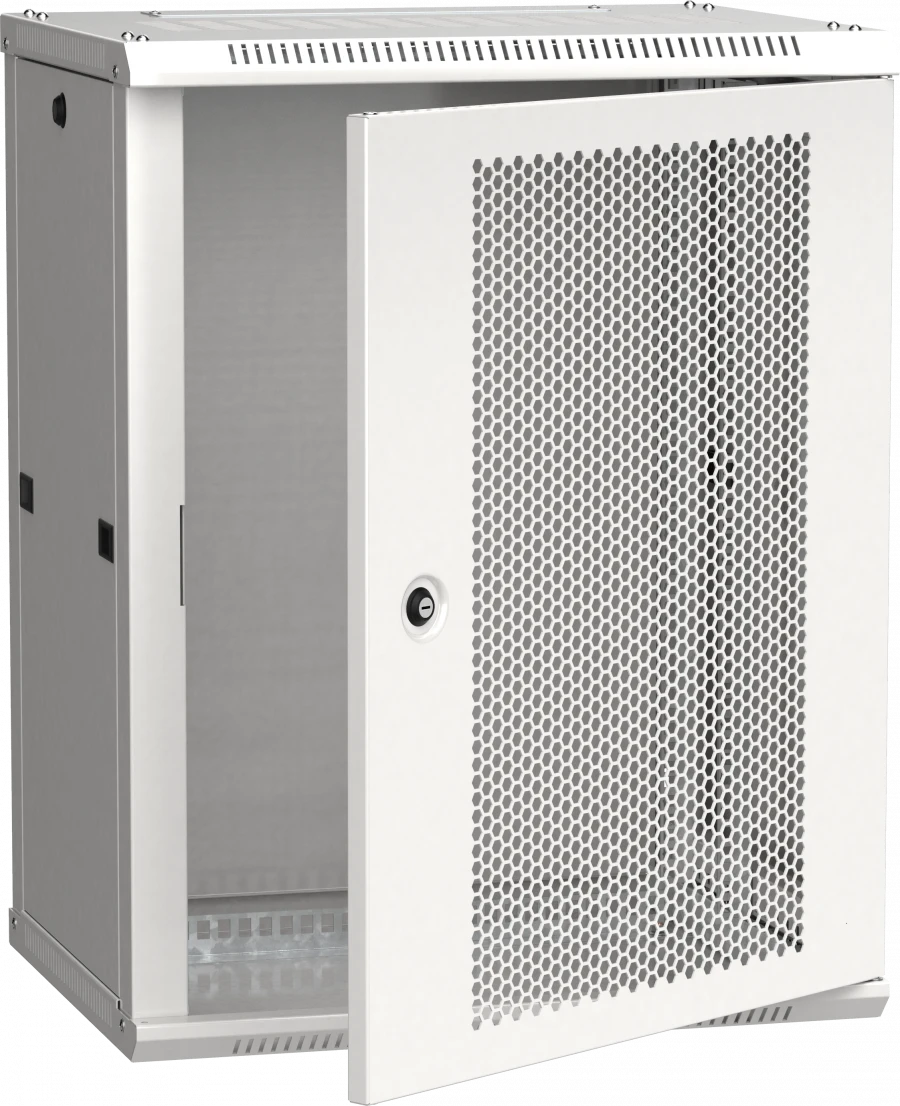 LWR3-18U64-PF ITK Cabinet LINEA W 18U 600x450 mm perforated door, RAL7035