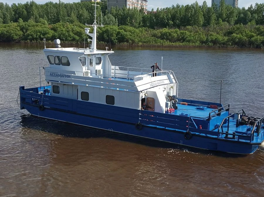 River tugboat-pusher project 090. 03