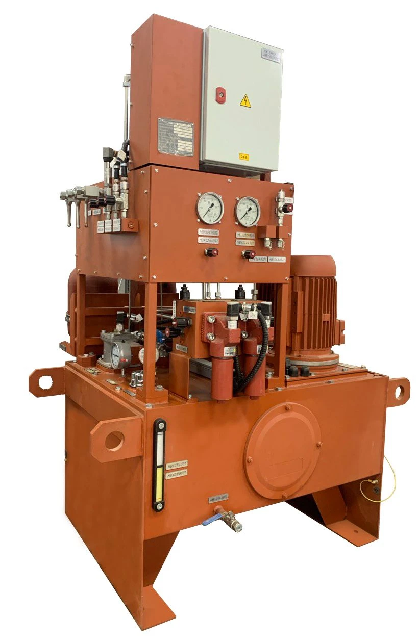 Block of oil supply for regulation system