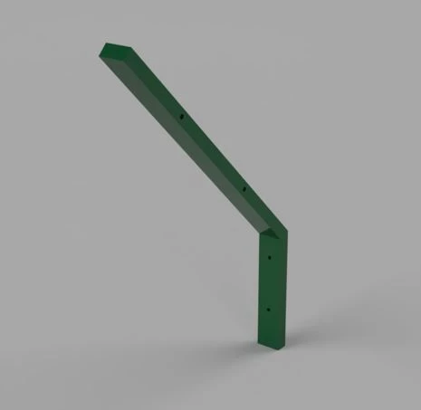 L-bracket for PBB d=500-600mm Zn in PP