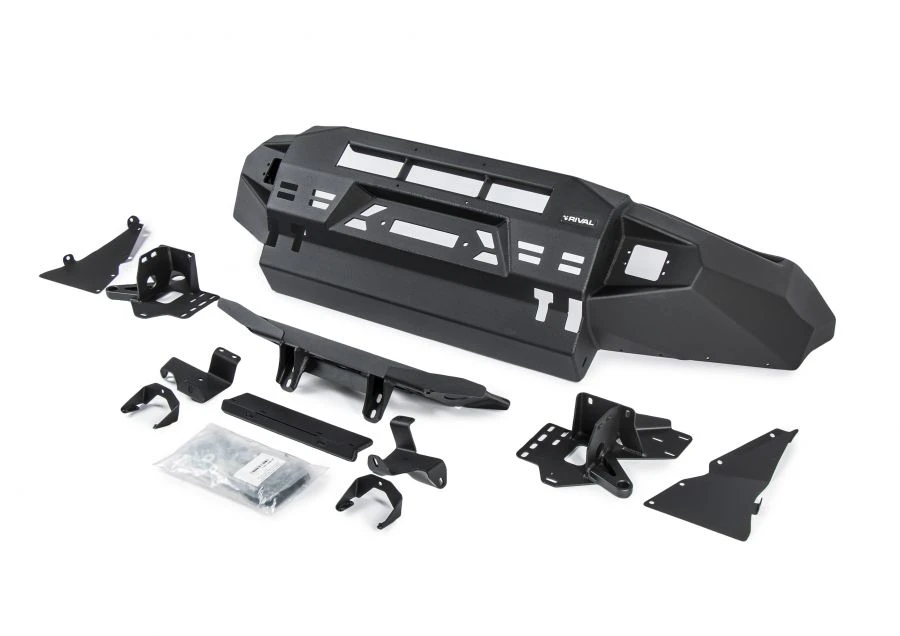 Car bumpers for VW AMAROK (2010-2016; 2016-) (black) (without lights) + fixing kit