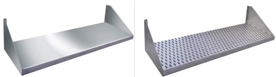 Open wall shelf P(P)-1(2)