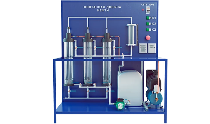 Laboratory installation for studying of oil production (NKh-FDN)