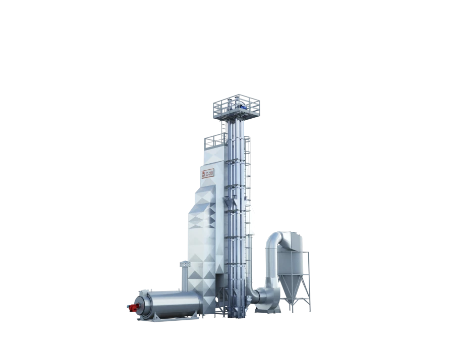 C type modular shaft grain dryers
