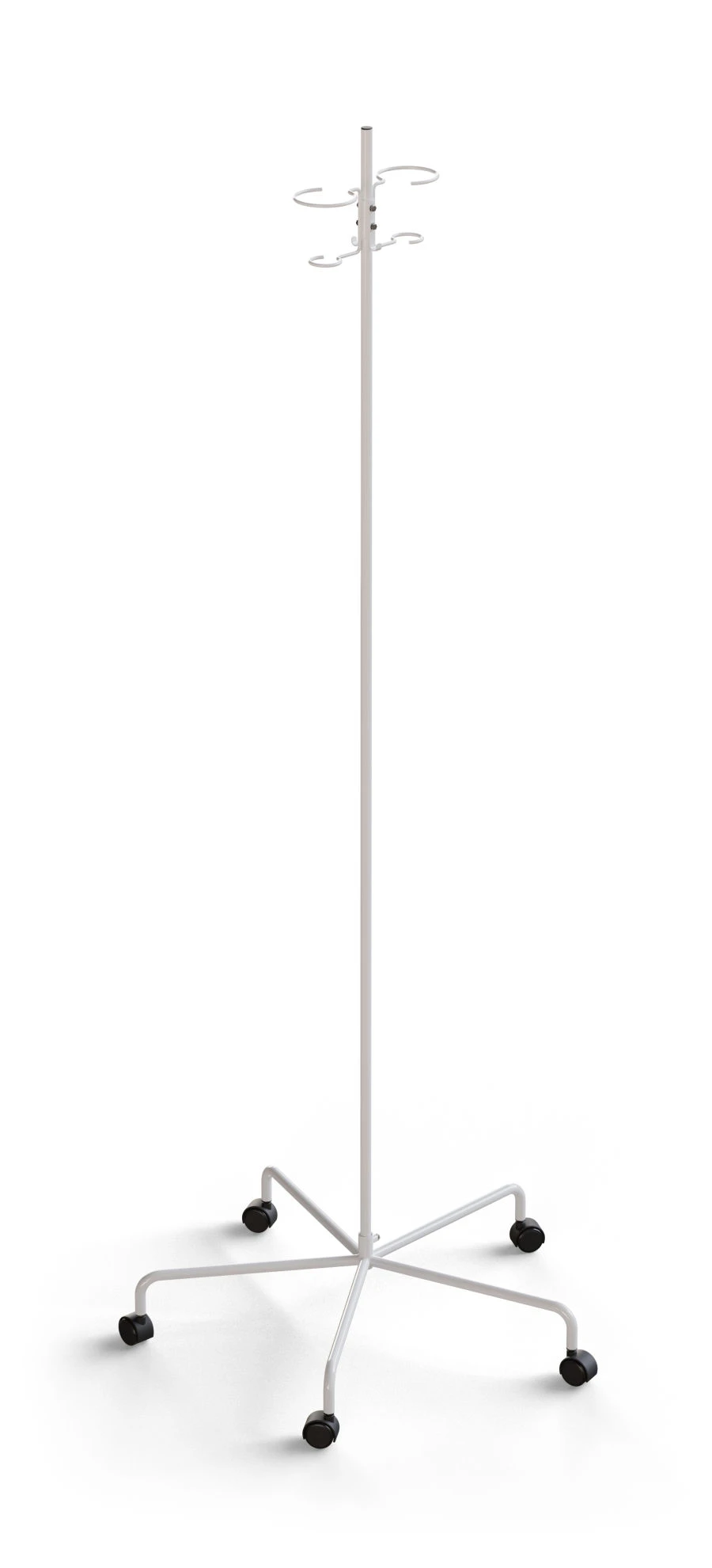 SHVK-05.18.N Stand for prolonged infusion on five legs, non-adjustable, with wheels