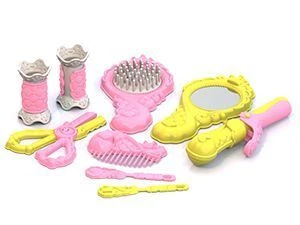 Hairdressing set (coloured) (9 items in blister)