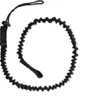 Elastic sling with loop (up to 10 kg)