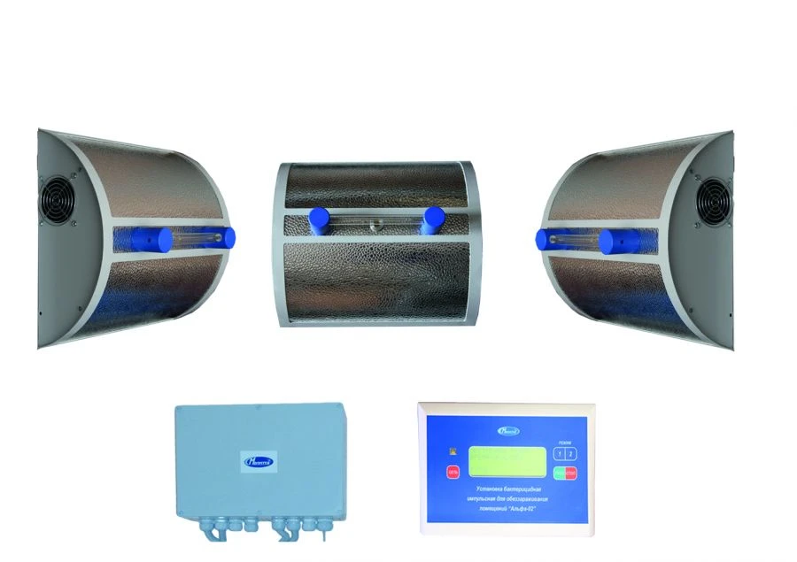Bactericidal pulse installation for room disinfection "Alpha-02"