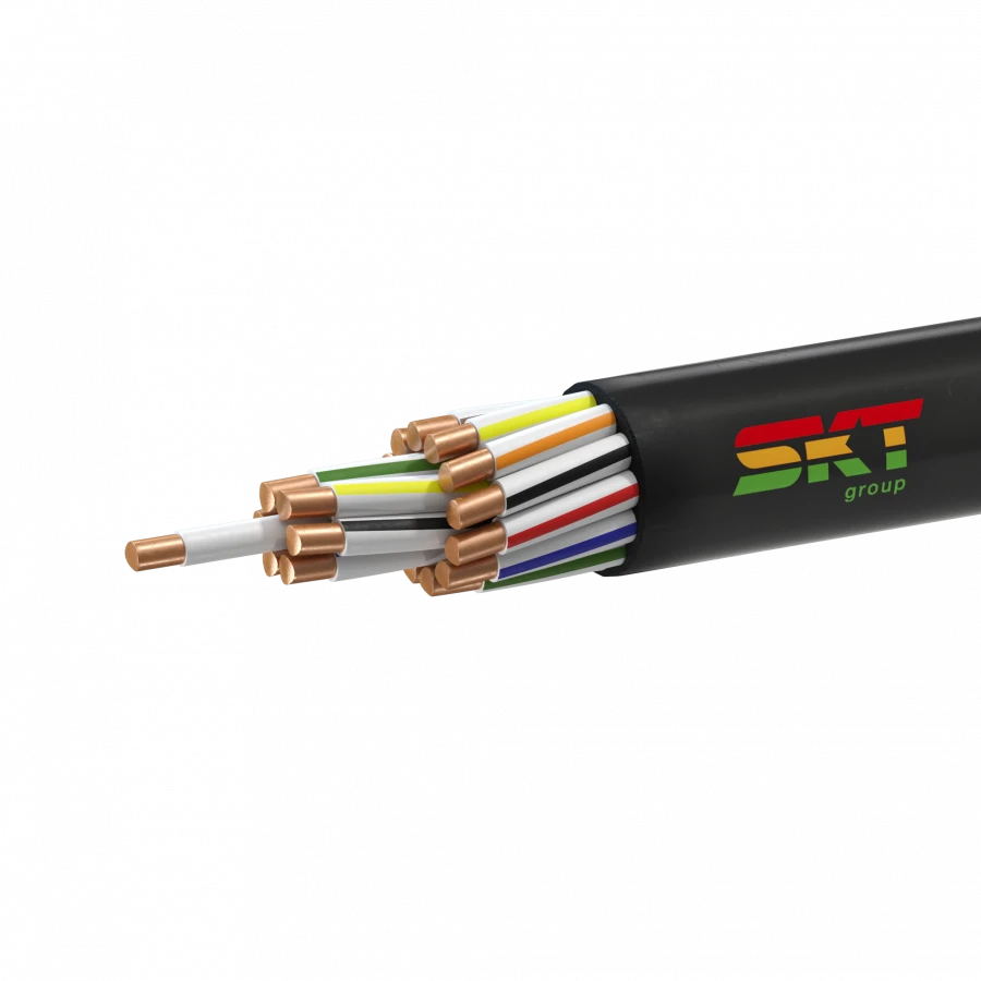 Control cable, not propagating combustion, with reduced smoke and gas emission, mark KVVGng(A)-LS, for nominal AC