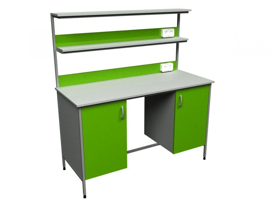 Laboratory 2-tumbent table with extension and sink LSCN-2