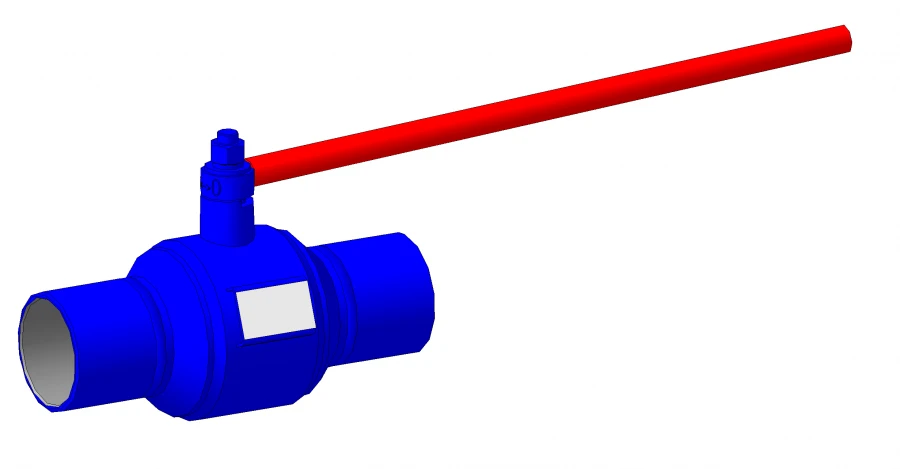 Ball valve DN100 PN1,6 MPa