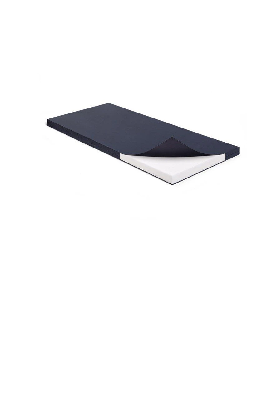 Springless polyurethane foam mattresses labelled "CrocusMed"