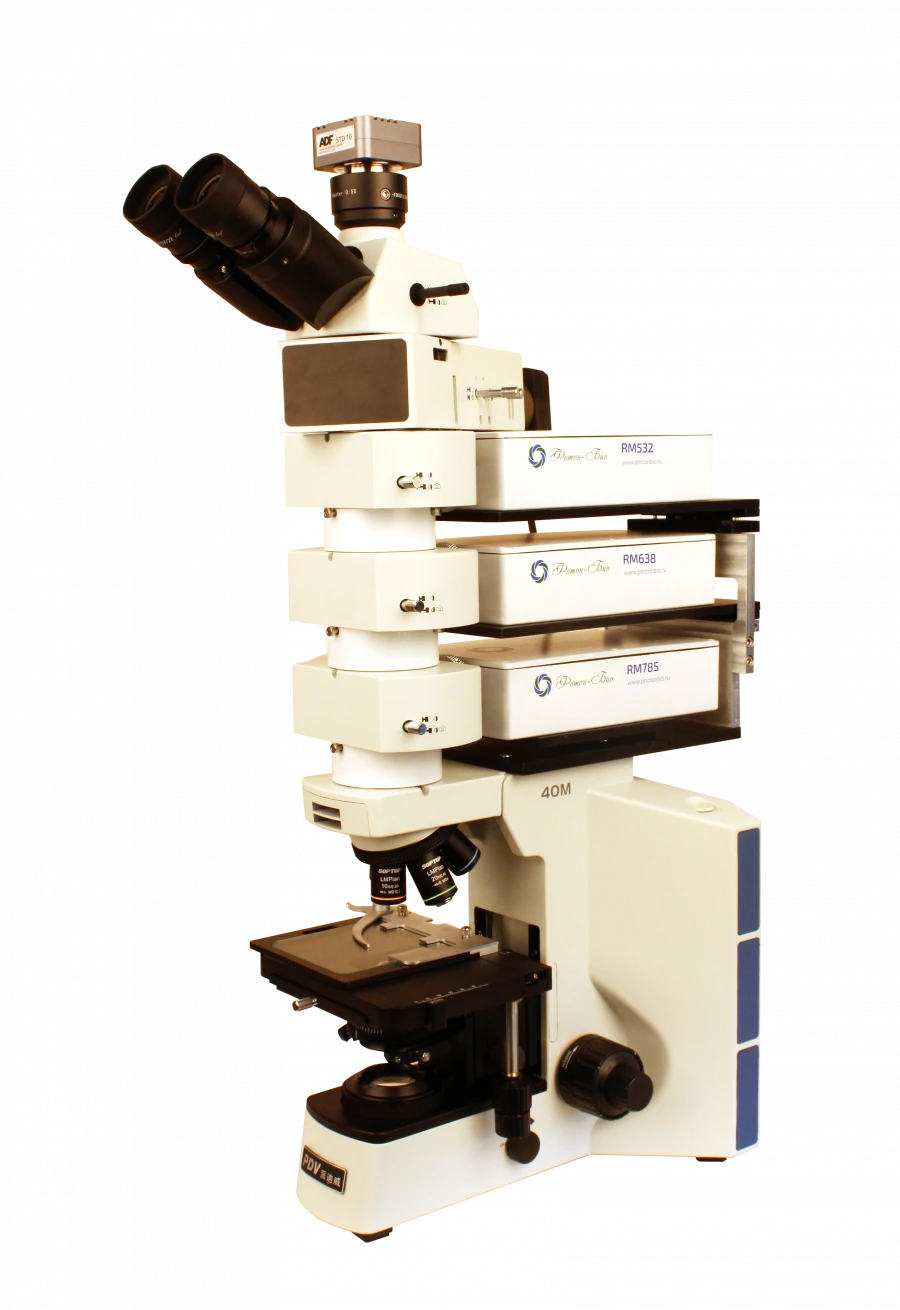 Raman complex on the basis of optical microscope "RM532/RM638/RM785"