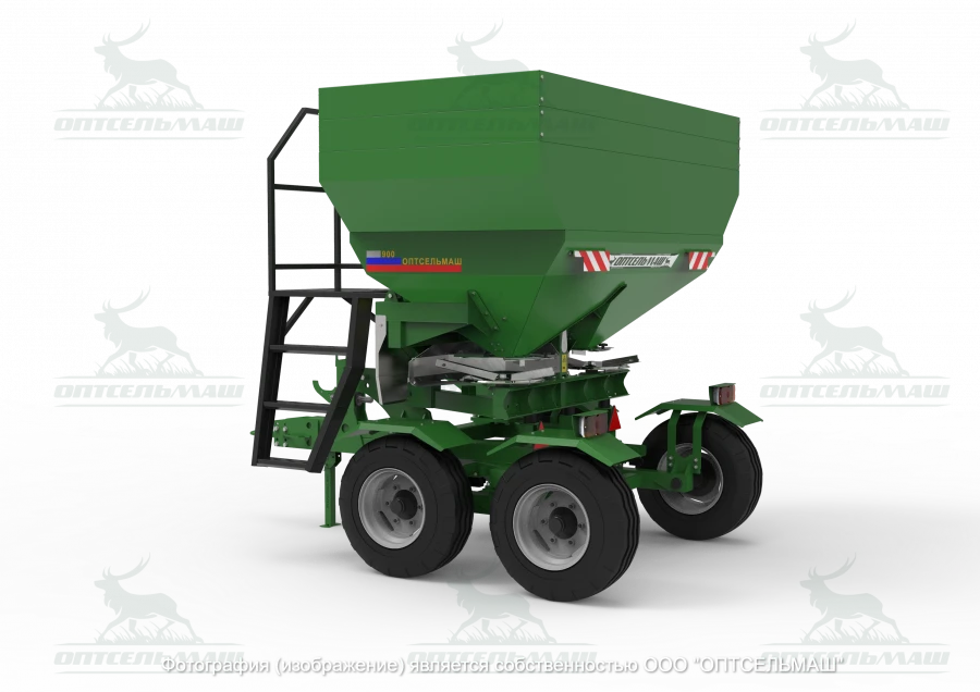 Mineral fertiliser spreader RMU-3000-P/2 "Leader"