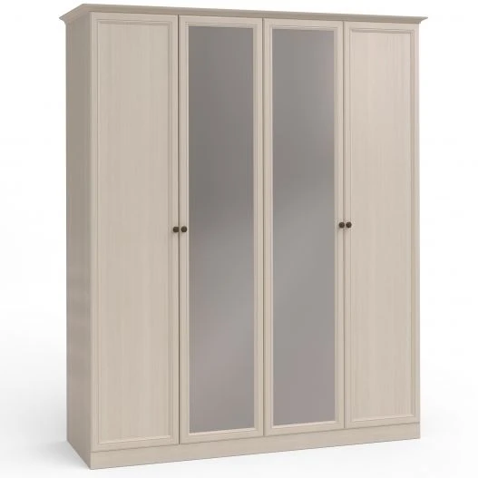 "Camilla" FU3-01.T8L, 4-door wardrobe (2+2) with 2 mirrors from the modular furniture set "Camilla".