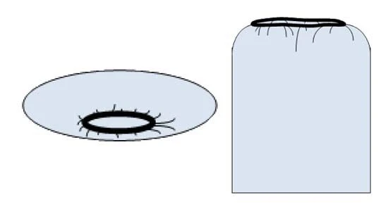 Pouch for tube p/e 40-60 microns