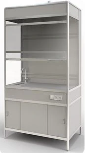 Fume cupboard PGL LA VSH3 universal; with inclined screen