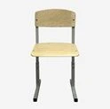 Pupil's chair with rectangular tube frame SP series
