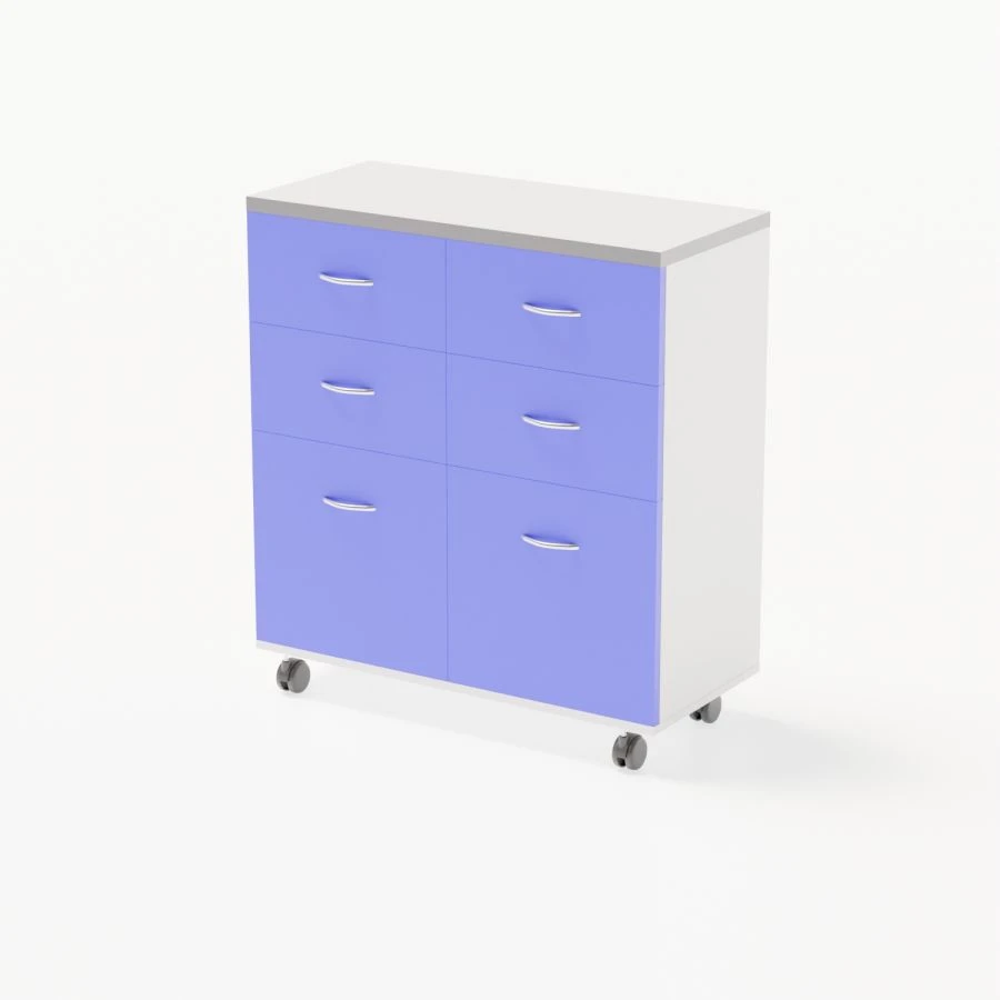 Stationary cabinet with drawers, TS-1