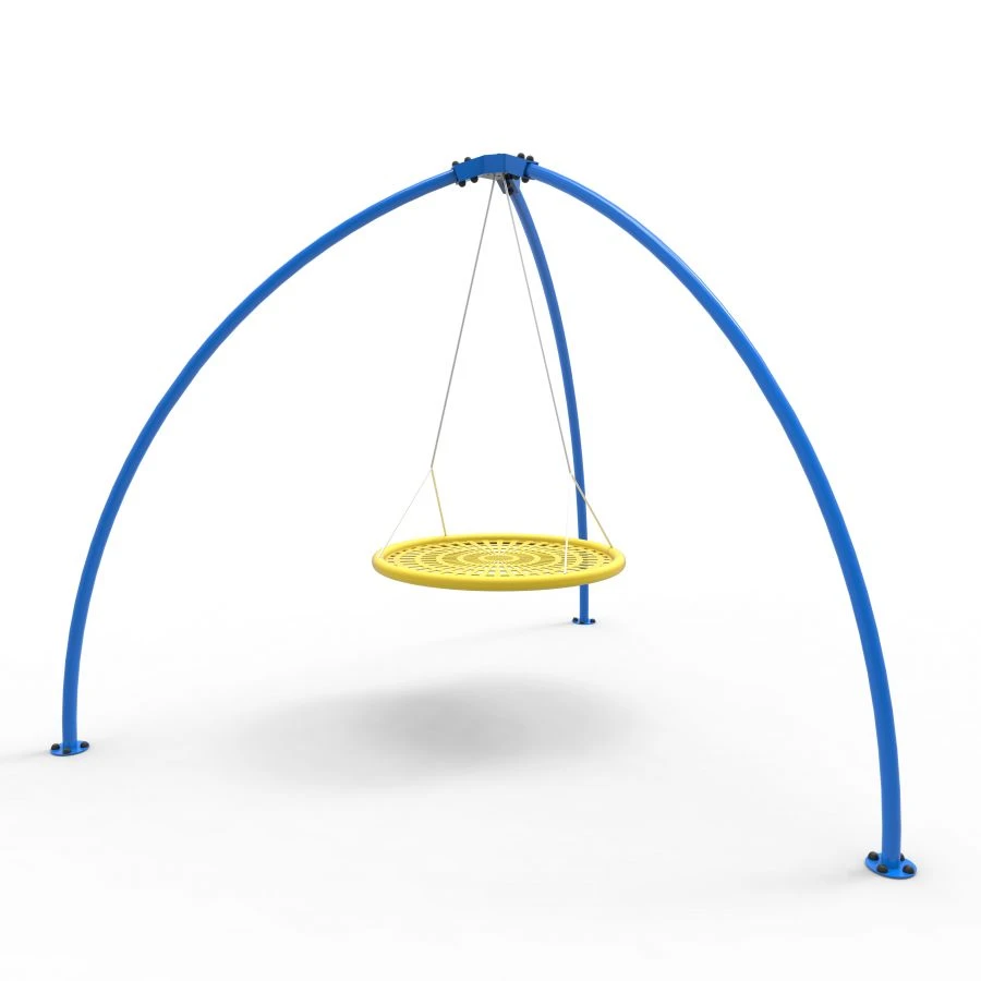 Nesting swing on three supports