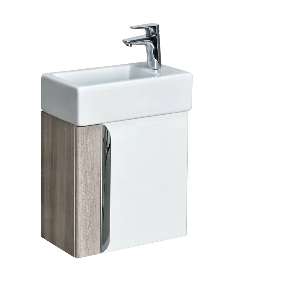 Vanity unit under sink Aquaton Vita white, ash chimo 1A221401VTD701.A221.4.01V.TD7.0