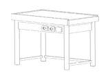 Light table 1100x450x850 mm