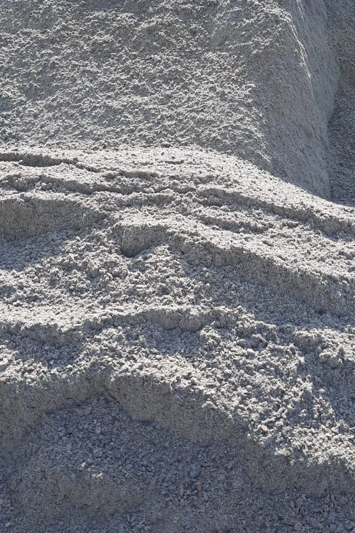 Sand from crushing sands of class II of increased coarseness