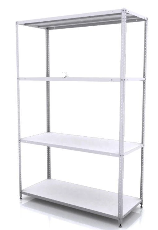 Lightweight 4 shelves (narrow) STKO-4G 730x300x1850 warehouse rack