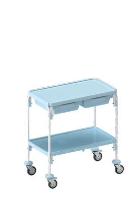 Medical instrumental trolley TI-2-VSh-01-"KRONT" according to TU 9451-005-11769436-2002 in delivery variant TI-2-VSh-01-"KRONT"-