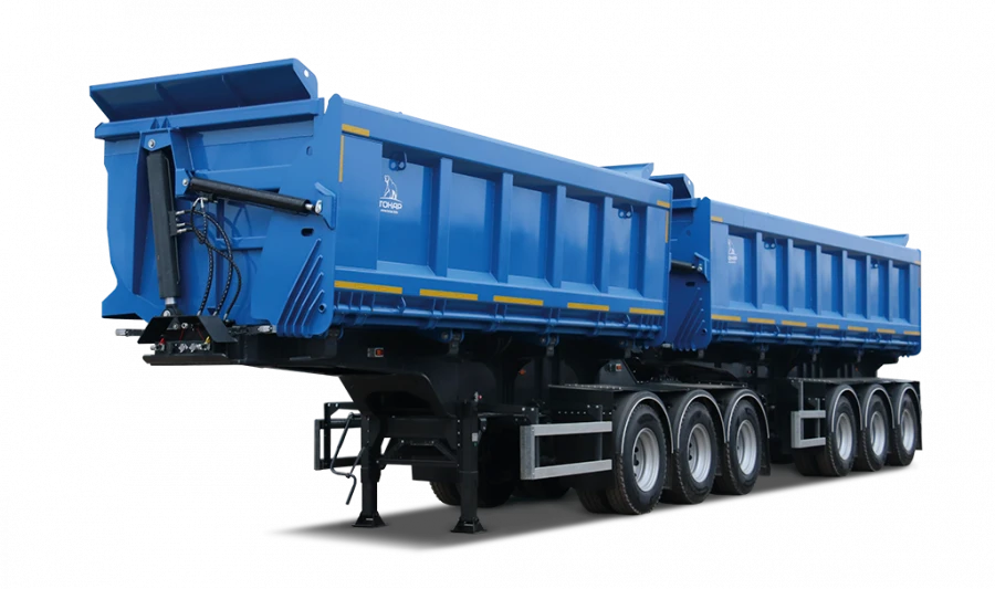 TONAR tipper semitrailer, model 9590, with axles manufactured by TONAR of model: 20880