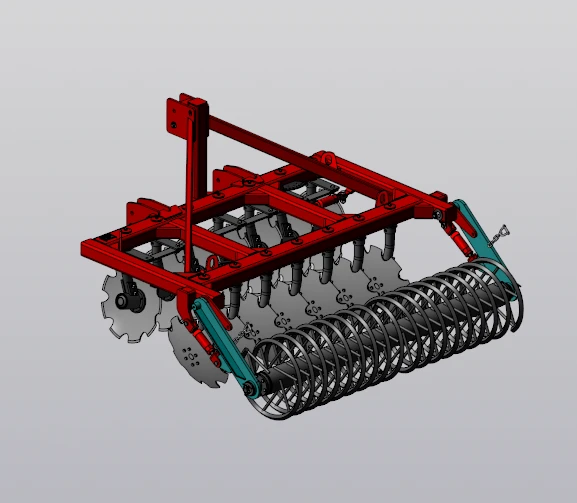 Harrow BD-2,4x2H mounted disc harrow